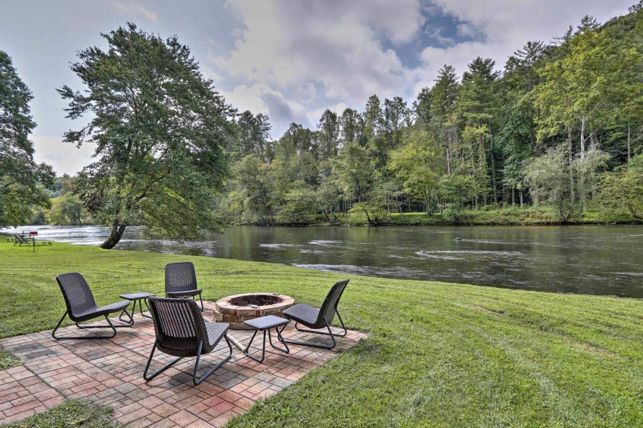 Rivers Edge - Ultimate Riverfront Getaway Hayesville Extérieur photo